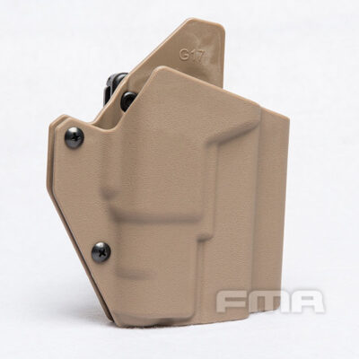 FMA Low Kydex Holster (G-Series with Flashlight ALPC), Right Hand - Tan