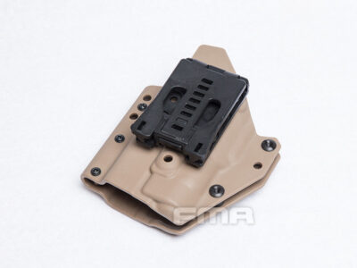 FMA Low Kydex Holster (G-Series with Flashlight ALPC), Right Hand - Tan - obrazek 2