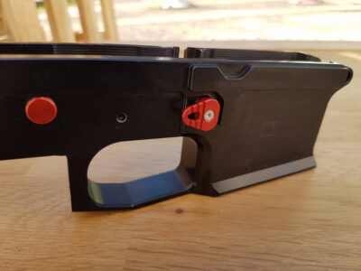 CNC AR15 Magazine Catch - B - obrazek 2