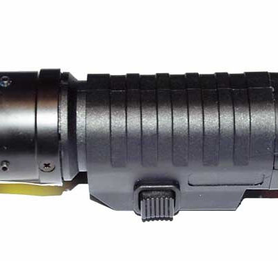 STRIKE LED Diods Flashlight with Laser for RIS Rail, 40 lm - Black