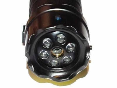 STRIKE LED Diods Flashlight with Laser for RIS Rail, 40 lm - Black - obrazek 2
