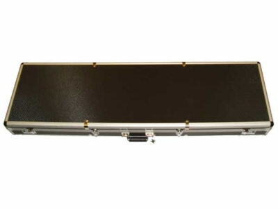 STRIKE Aluminum Rifle Transport Case, 131x38x13 cm (Wave) - Silver / Black