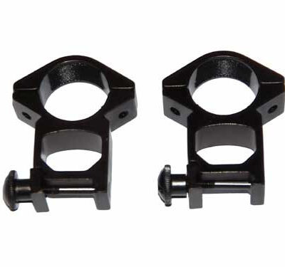 STRIKE Mounting Rings for 25mm Riflescope, High - Black