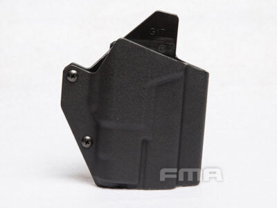 FMA Low Kydex Holster (G-Series with Flashlight ALPC), Right Hand - Black