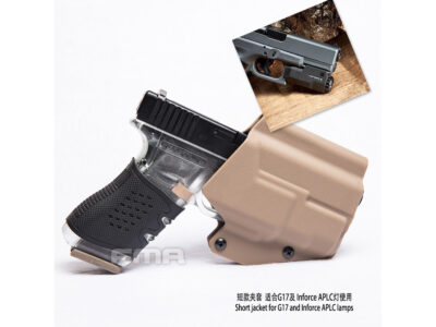 FMA Low Kydex Holster (G-Series with Flashlight ALPC), Right Hand - Black - obrazek 4
