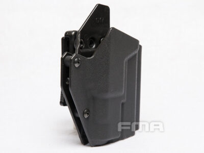 FMA Low Kydex Holster (G-Series with Flashlight ALPC), Right Hand - Black - obrazek 5