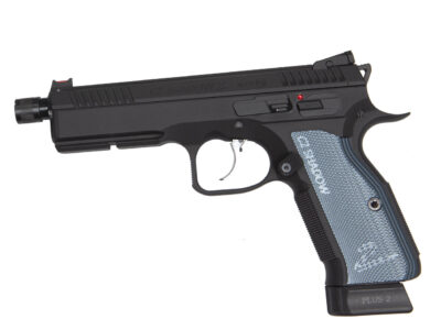 ASG CZ Shadow 2 GBB Threaded Metal Outer Barrel, 14mm CCW - Black - obrazek 2