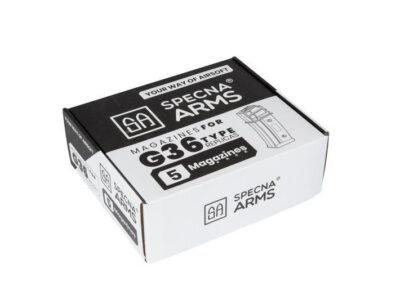SA Magazine G36 for 140 BBs, Mid-Cap - Black - obrazek 3