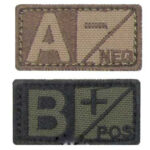 ID. Blood Velcro AB POS - TAN