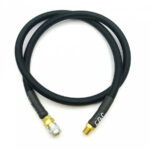 EPeS HPA S a F Braided Hose, 100 cm, QD Foster  plus  1/8 NPT - Black
