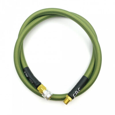 EPeS HPA S a F Braided Hose, 100 cm, QD Foster  plus  1/8 NPT - Olive Drab