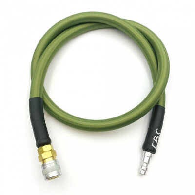 EPeS HPA S a F Braided Hose, 80cm, QD Foster - Olive Drab