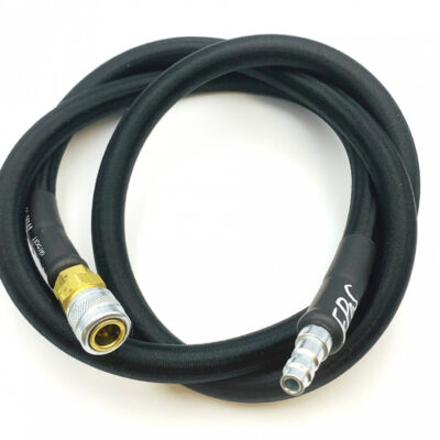 EPeS HPA S a F Braided Hose, 115cm, QD Foster - Black