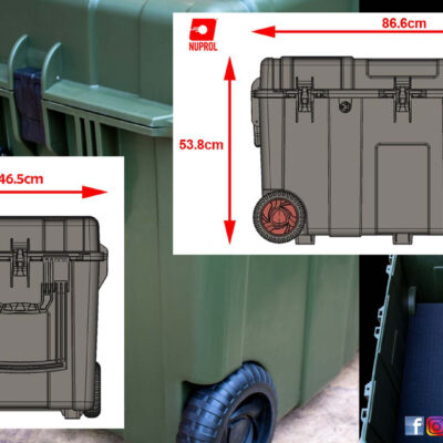 Alternative view of NUPROL Kit Box Hard Case, 86.6 x 46.5 x 53.8 cm - Tan