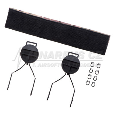 Alternative view of Z Tactical Helmet Rail Adapter Set for Sordin SRD Headset ( BK )