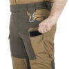 HELIKON HYBRID OUTBACK(R) Pants DuraCanvas(R) - Coyote/Black OD-A-SP-HOP-DC-1101A-B03 asgbox.pl