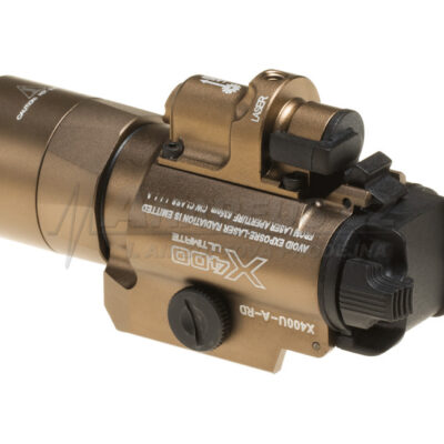 Alternative view of X400U Vampire LED Tactical Light with laser(DE)