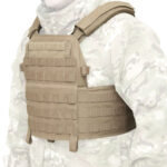 WAS DCS Elite Ops Plate Carrier, without Pouches - Coyote - obrazek 2