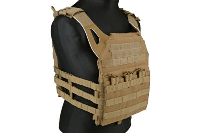 JPC plate carrier 600D vest (TAN) - obrazek 2