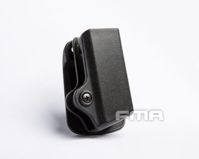 FMA Plastic Pouch for Pistol Magazine 9mm Luger - Black - obrazek 2