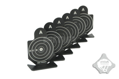 FMA Set of Aluminum Targets Type A, 6 pcs - Black