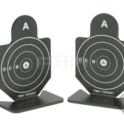 Alternative view of FMA Set of Aluminum Targets Type A, 6 pcs - Black