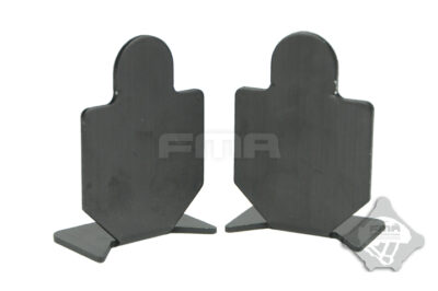 FMA Set of Aluminum Targets Type A, 6 pcs - Black - obrazek 3