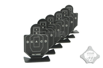 FMA Set of Aluminum Targets Type B, 6 pcs - Black