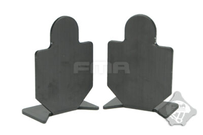 FMA Set of Aluminum Targets Type B, 6 pcs - Black - obrazek 3