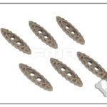 FMA Nylon Drawcord Puller Lock, 6 pcs - Tan