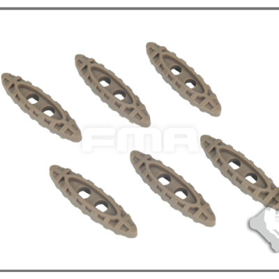 FMA Nylon Drawcord Puller Lock, 6 pcs - Tan