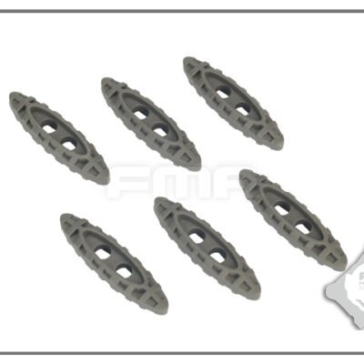 FMA Nylon Drawcord Puller Lock, 6 pcs - Green