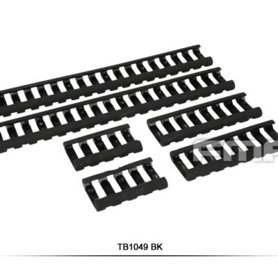 Alternative view of FMA Rubber Ladder Z70 RIS Rail Cover, 6 Pieces - Black