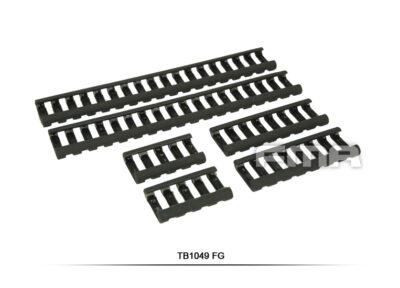 FMA Rubber Ladder Z70 RIS Rail Cover, 6 Pieces - Ranger Green - obrazek 2