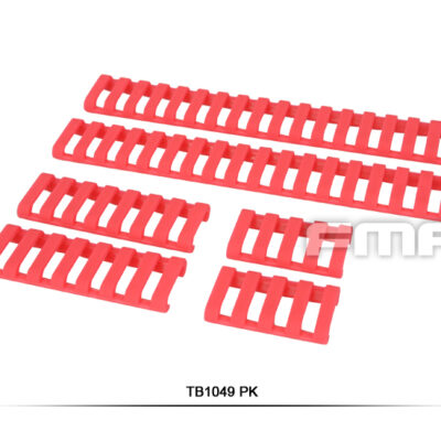 FMA Rubber Ladder Z70 RIS Rail Cover, 6 Pieces - Pink