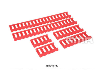 FMA Rubber Ladder Z70 RIS Rail Cover, 6 Pieces - Pink - obrazek 2