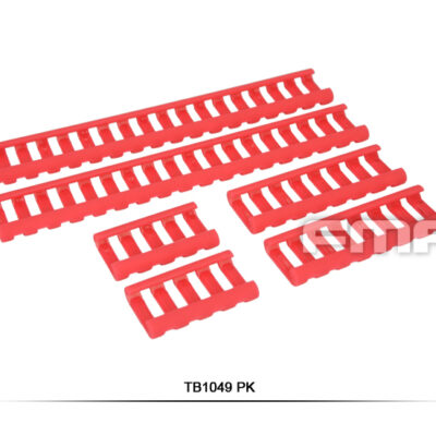 Alternative view of FMA Rubber Ladder Z70 RIS Rail Cover, 6 Pieces - Pink