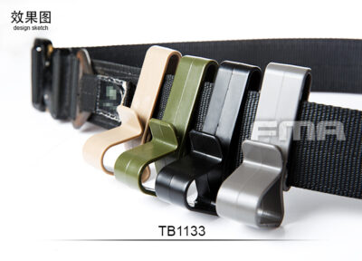 FMA ABS Universal Hook / Hanger for MOLLE and Belt, 3 pcs - Tan - obrazek 2