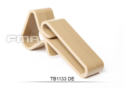 FMA ABS Universal Hook / Hanger for MOLLE and Belt, 3 pcs - Tan