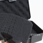FMA Transport Plastic Box with Padding - Black - obrazek 3