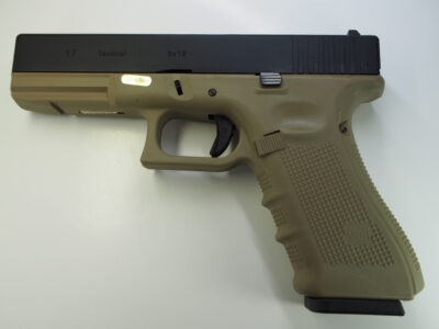 WE GBB Gas Pistol R17 Gen4 - Black/Tan - obrazek 2