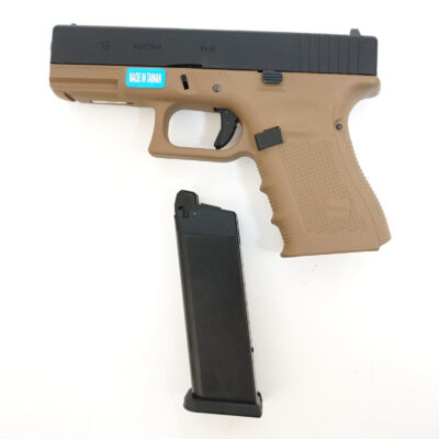 Alternative view of WE GBB Gas Pistol R19 Gen4 - Black/Tan