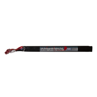 ASG Li-Pol Battery 11,1V 1000mAh, 25C, T-Dean - Stick (Long)