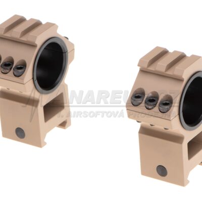 Alternative view of Top Rail 25.4mm / 30mm Mount Rings - TAN