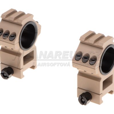 Top Rail 25.4mm / 30mm Mount Rings - TAN