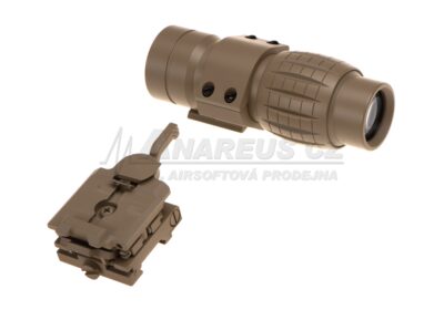 4x35 FDX Magnifier Scope - TAN - obrazek 4