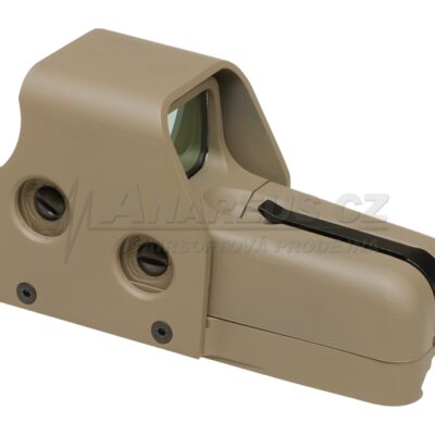 Alternative view of Aim-O Advanced 553 red/green dot sight - TAN