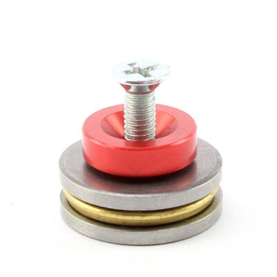 Alternative view of Washer, screw and thrust bearing for piston heads