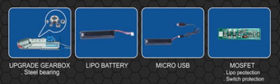 R18C electric pistol - CM.030S - MOSFET - obrazek 4
