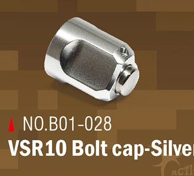 Alternative view of AA CNC Aluminum VSR-10 BOLT CAP - Silver